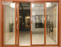 Cửa Lùa Nhôm Slim 4 Cánh Sang Trọng Phòng Khách | Giá Tốt Nhất