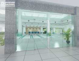 Tổng hợp về các mẫu cửa kính cường lực đẹp và hiện đại