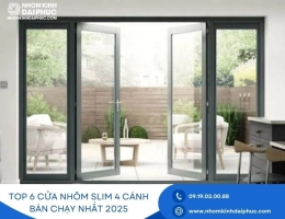 Top 6 Cửa Nhôm Slim 4 Cánh Bán Chạy Nhất 2025