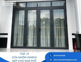 Top +9 cửa nhôm xingfa đẹp cho nhà phố
