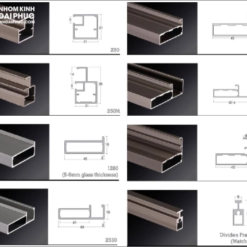Catalogue Nhôm Cánh Kính