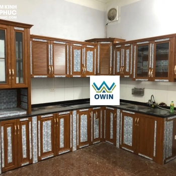 Profile  Nhôm nội thất Owin màu gỗ trắc