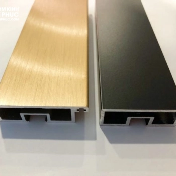 Profile  Nhôm slim Alugood màu vàng xước