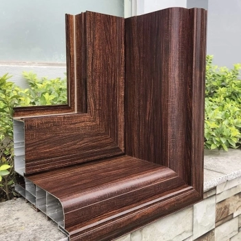 Profile  Nhôm Xingfa Owin màu vân gỗ trắc