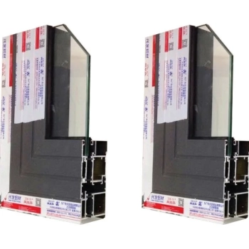 Profile  Nhôm xingfa Quảng Đông (cửa đi, cửa sổ) cầu cách nhiệt hệ 55 màu xám ghi