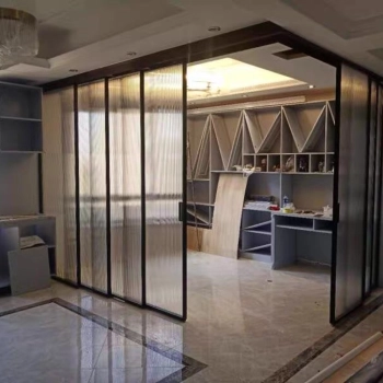 Cửa lùa Slim nối góc 90 độ