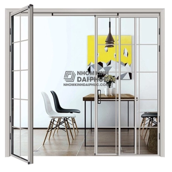 Cửa trượt quay Slim 4 cánh