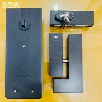 Bản lề sàn VVP FC34-25 150kg đen mờ