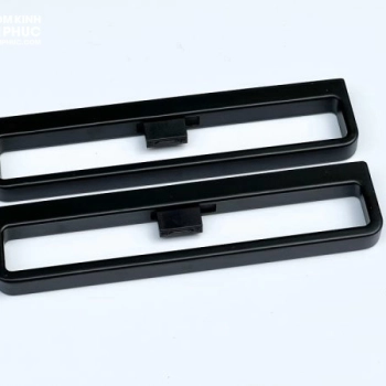 Phụ kiện cửa Slim. Bộ tay nắm khóa cửa lùa Slim (trắng/đen)