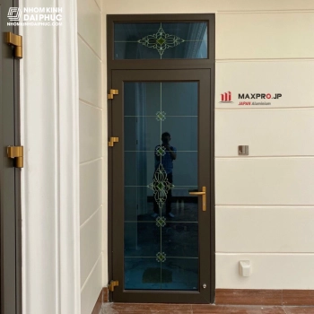 Cửa Đi 1 Cánh Nhôm Maxpro Hệ 55