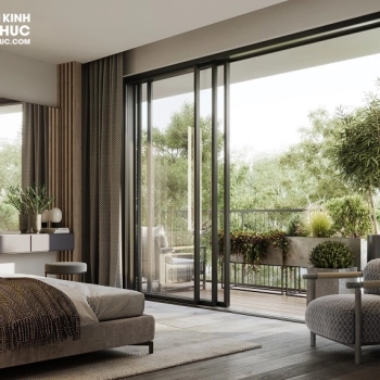 Cửa Lùa Slim 138 Nhôm Kogen