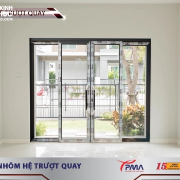 Cửa trượt quay nhôm PMA