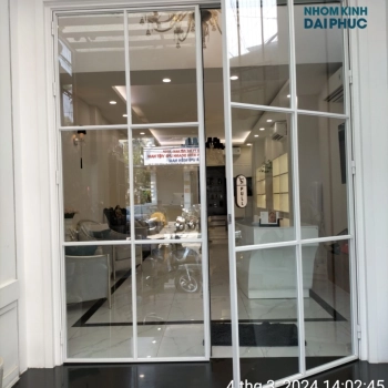 Cung cấp thi công cửa nhôm Slim tại đường Võ Oanh, Bình Thạnh