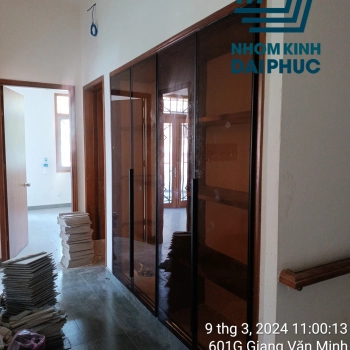 Nhôm Kính Đại Phúc hoàn thành dự án tủ cánh kính tại Giang Văn Minh, Quận 2