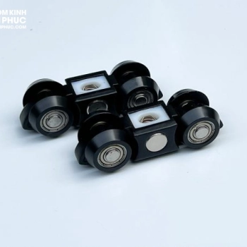 Phụ kiện cửa trượt quay. Bánh xe treo trên cửa trượt quay