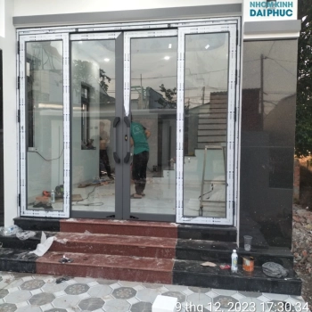 Thi công lắp đặt cửa nhôm Xingfa, cửa trượt quay ở Phú Quốc, Kiên Giang