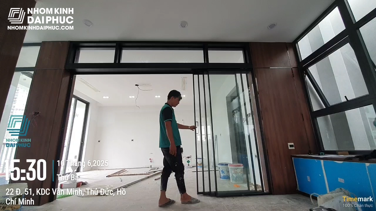 Thi Công Cửa Nhôm Xingfa Nhà Chú Vinh Quận 2