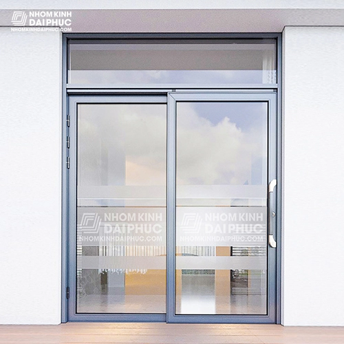 Cửa trượt quay 2 cánh màu xám Giá cửa trượt quay 2 cánh màu xám 2,6 triệu/m2