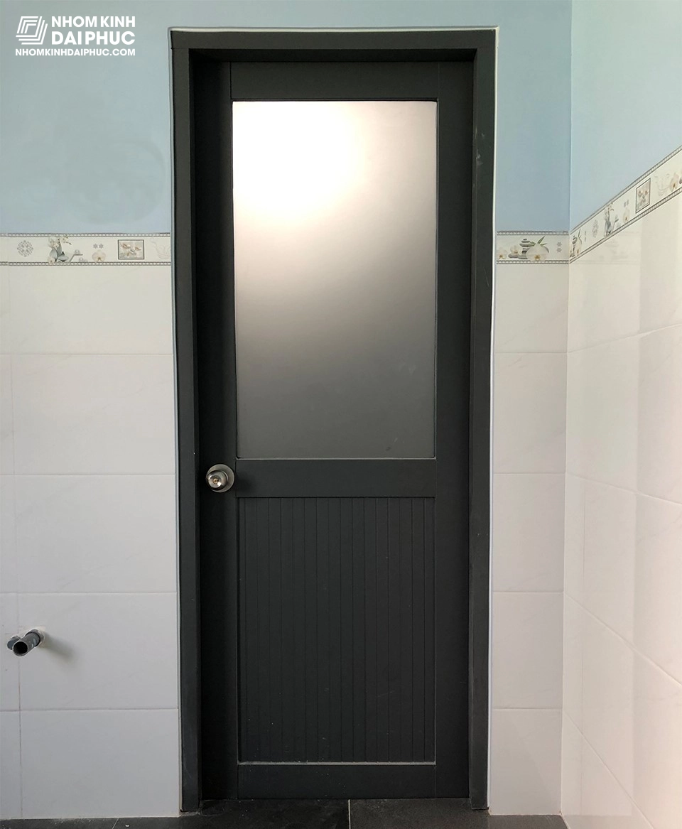 Cửa nhôm thường màu xám hệ 700