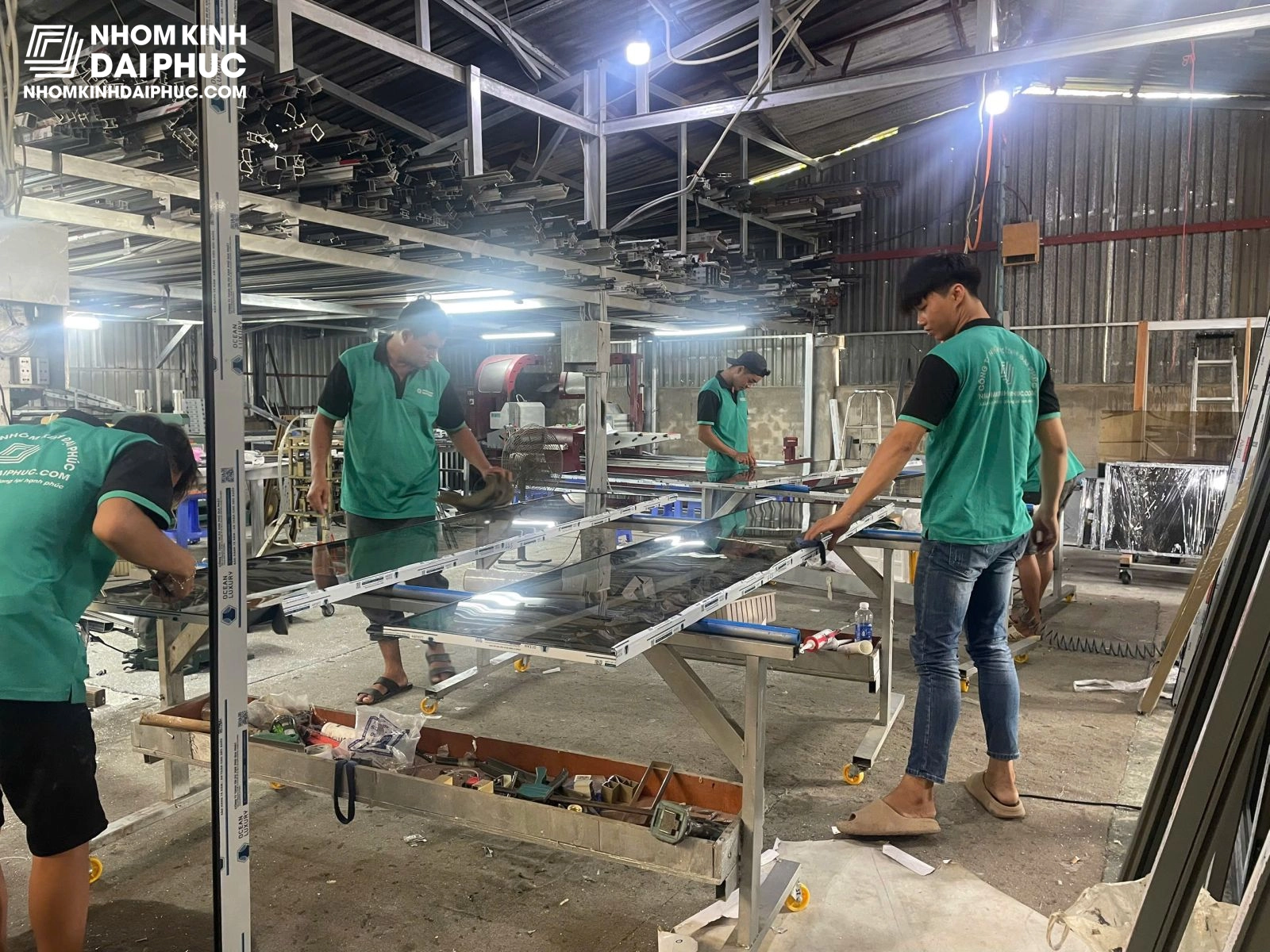 Xưởng gia công cửa nhôm Xingfa