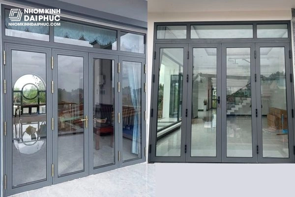 Mẫu cửa nhôm xingfa 4 cánh chính hãng