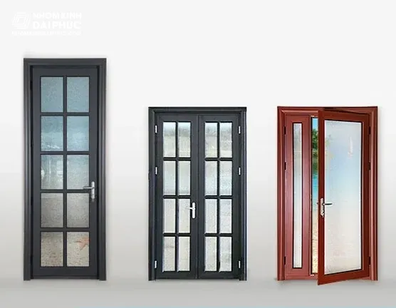 Cửa nhôm chia ô