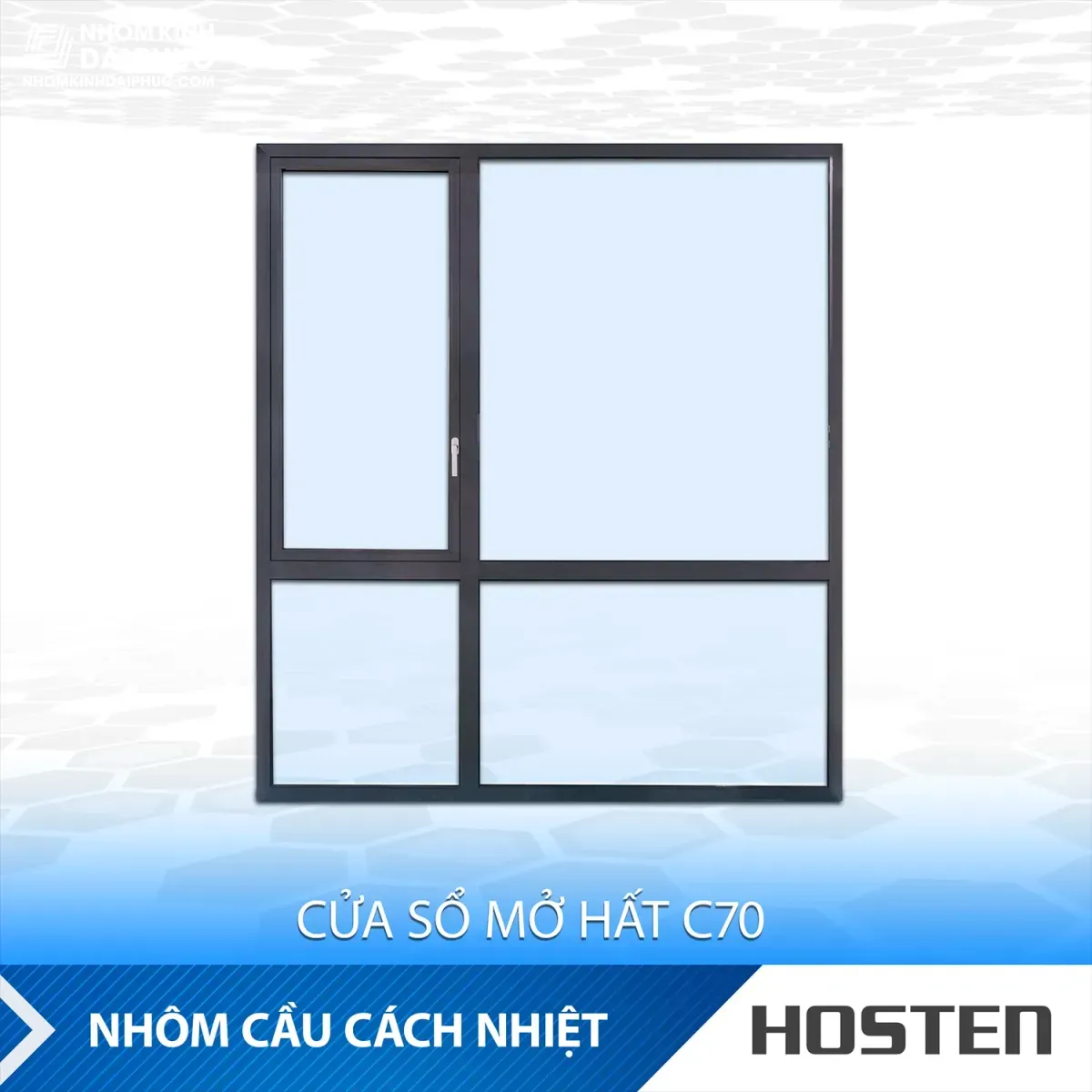 Cửa sổ mở hất C70 Hosten