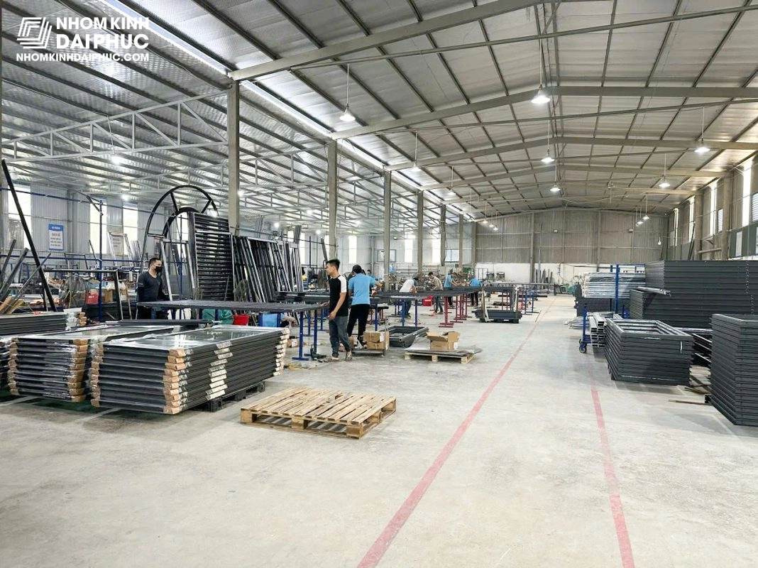 Gia công sản xuất cửa nhôm Xingfa