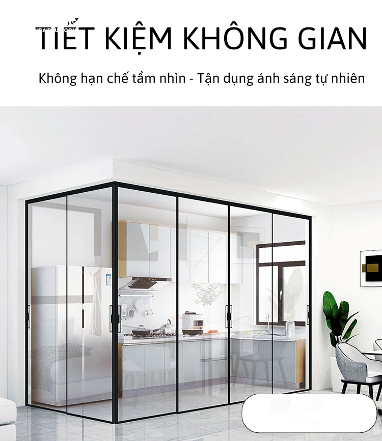 Mẫu cửa nhôm kính hiện đại
