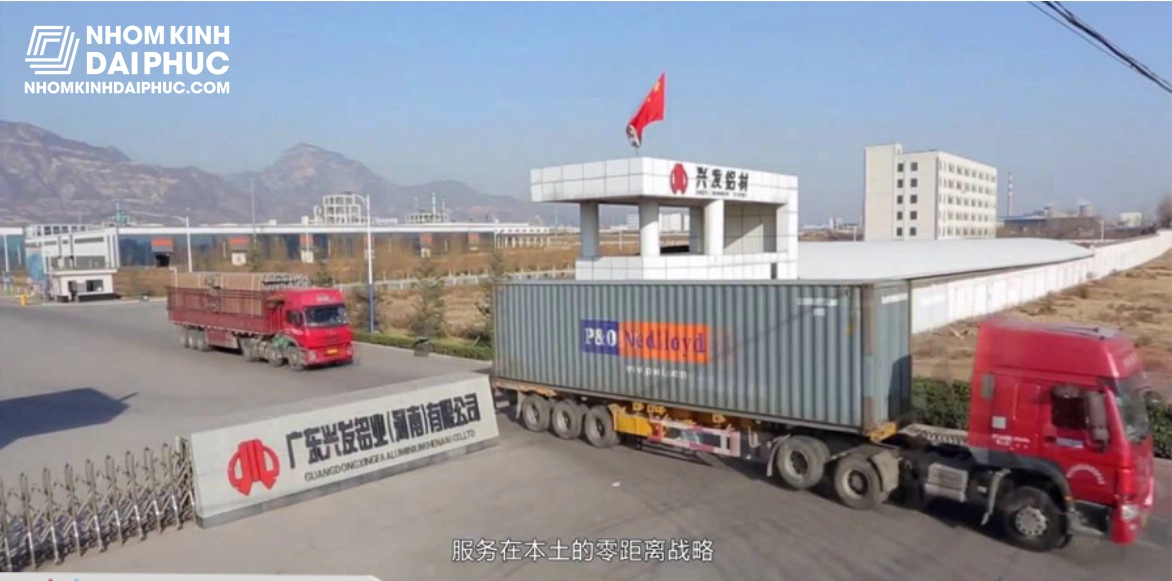 Toàn cảnh nhà máy Xingfa Group tại Quảng Đông với quy mô hoành tráng