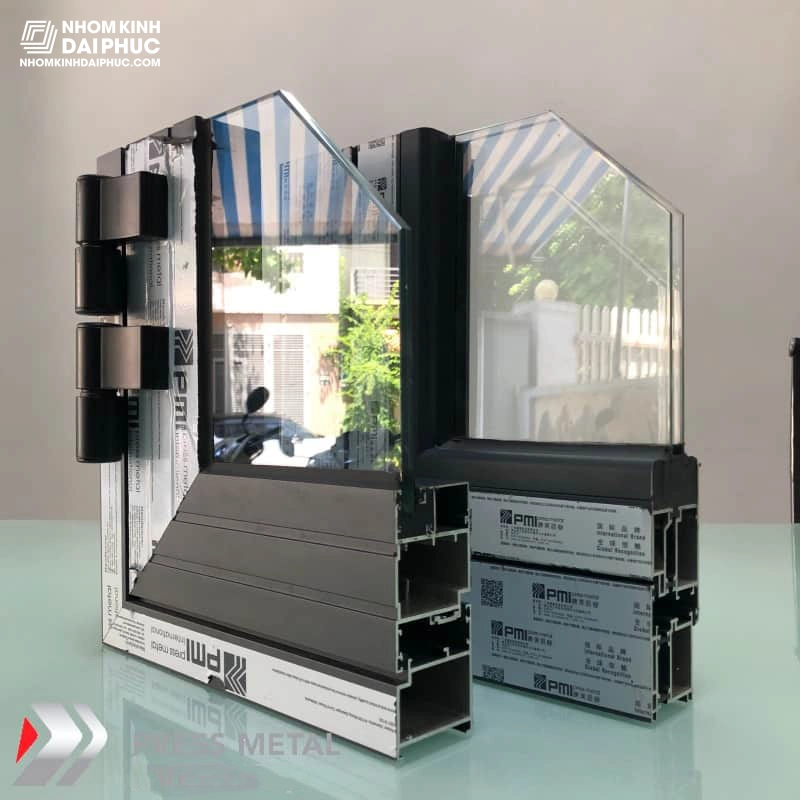 Profile mặt cắt cửa nhôm PMI