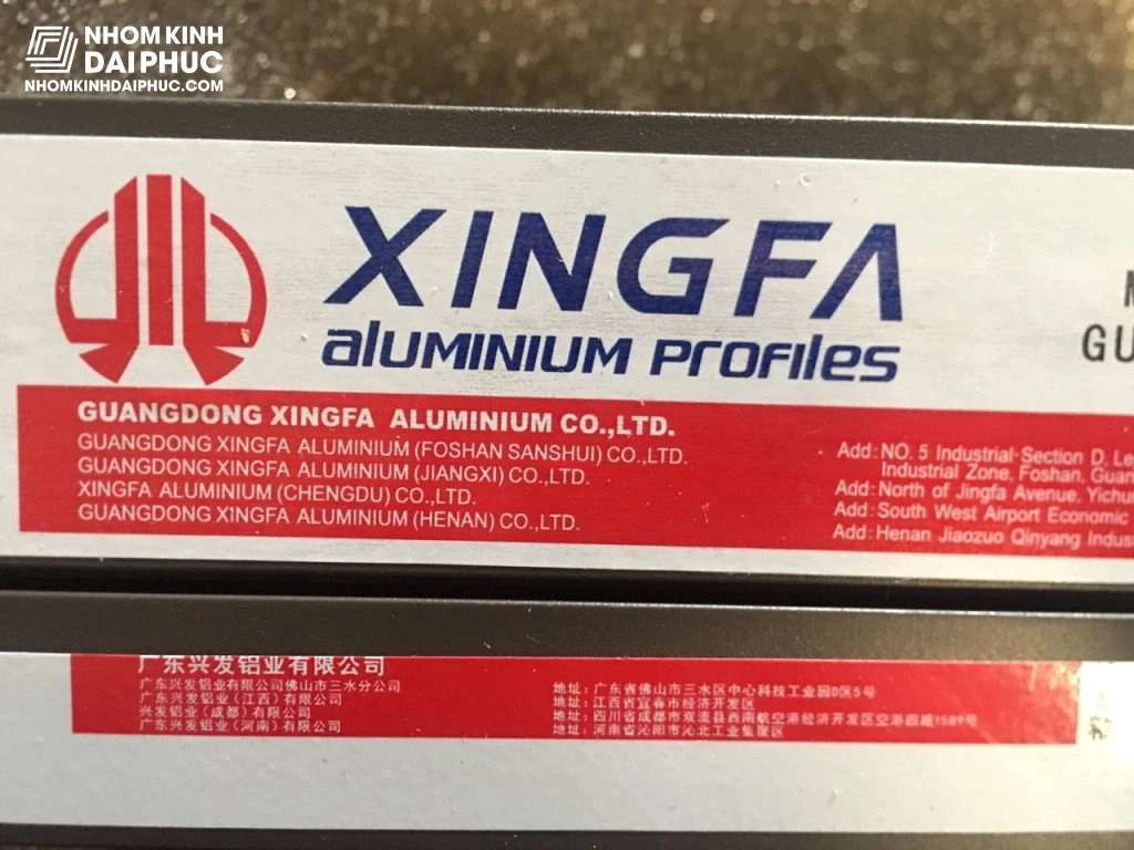 Mẫu tem xingfa Quảng Đông tem đỏ