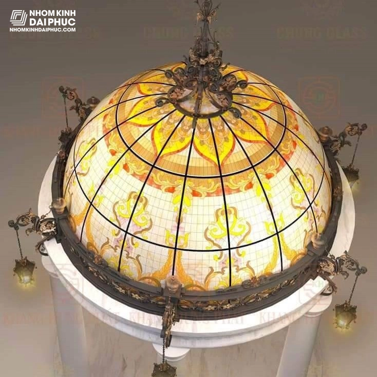 Mái vòm kính hoa đồng