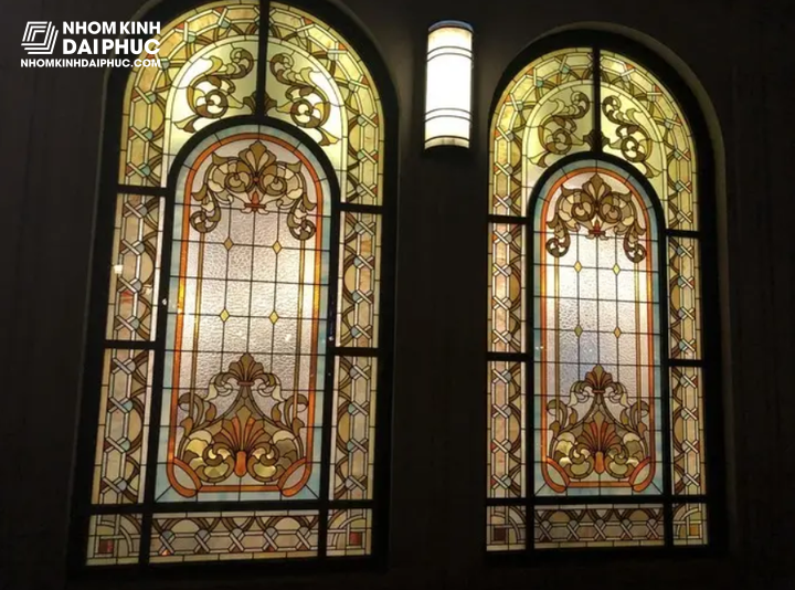 Kính hoa đồng nghệ thuật đẹp thẩm mỹ