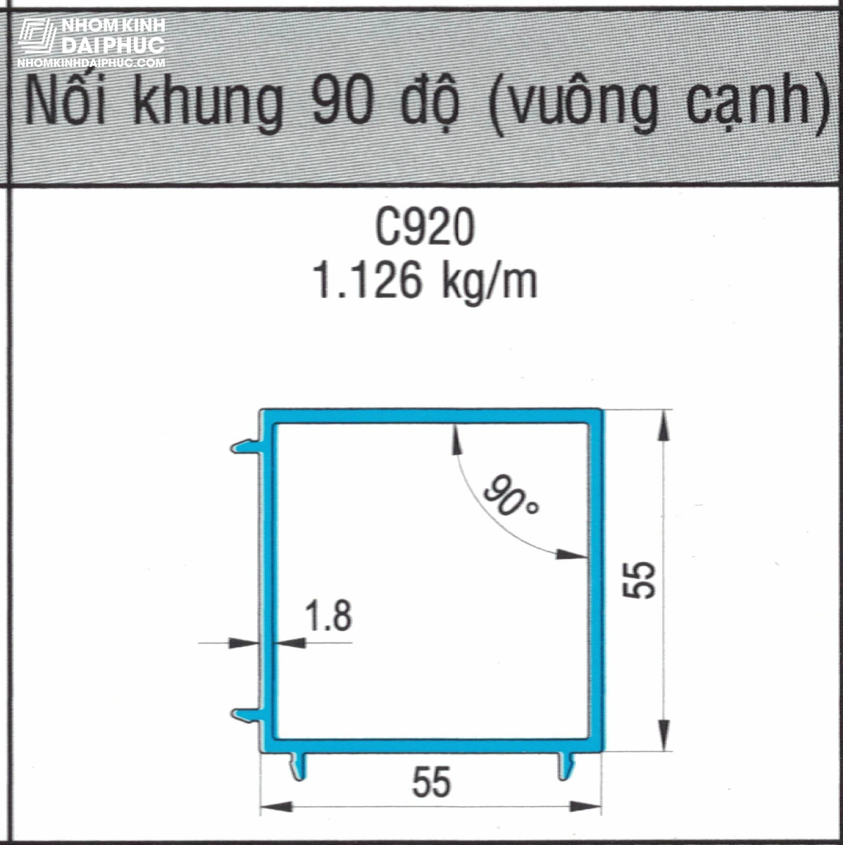 Nối góc 90 độ C920