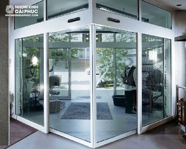 Cửa kính tự động chữ V Cửa kính tự động chữ V