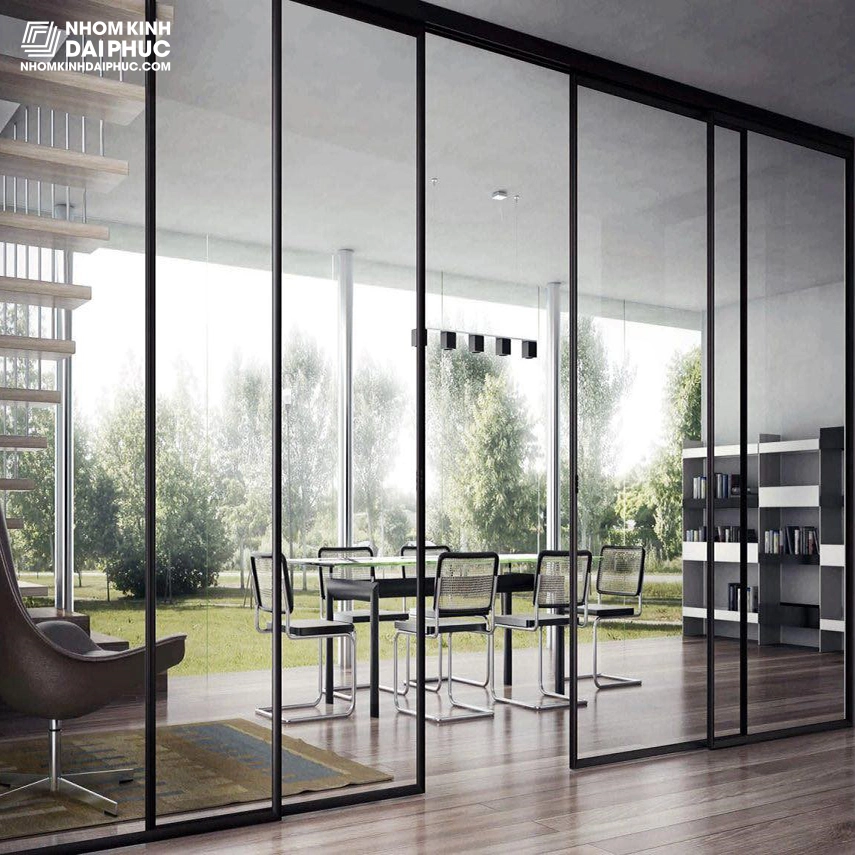 Cửa lùa Slim đối xứng 4 cánh