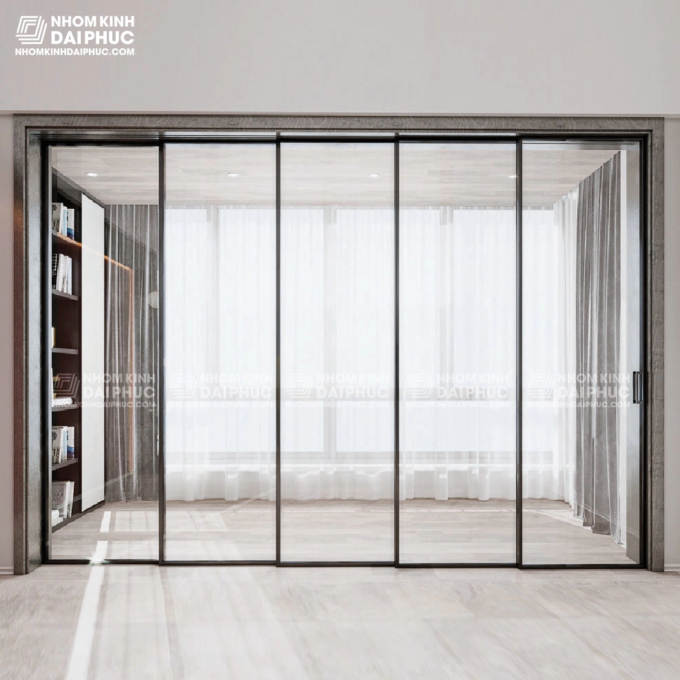 Cửa lùa nhôm Slim