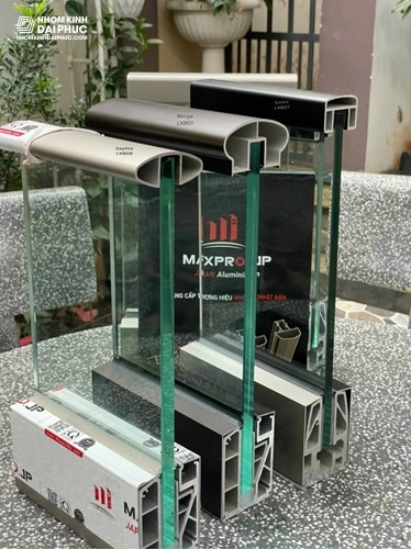 Mẫu tay vịn lan can nhôm Maxpro