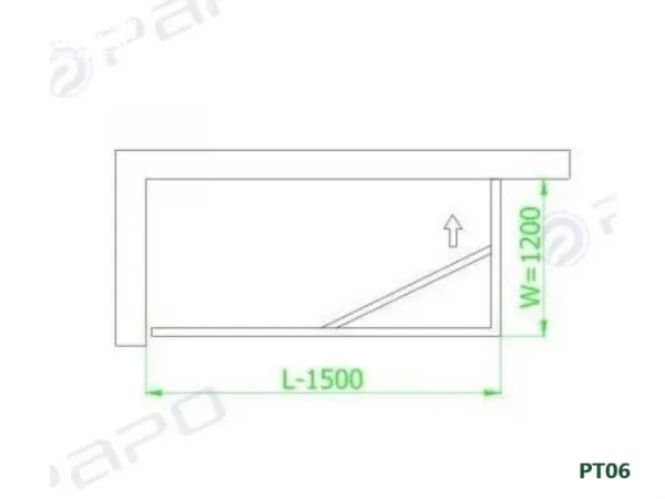 Bản vẽ phụ kiện phòng tắm Papo mã PT06