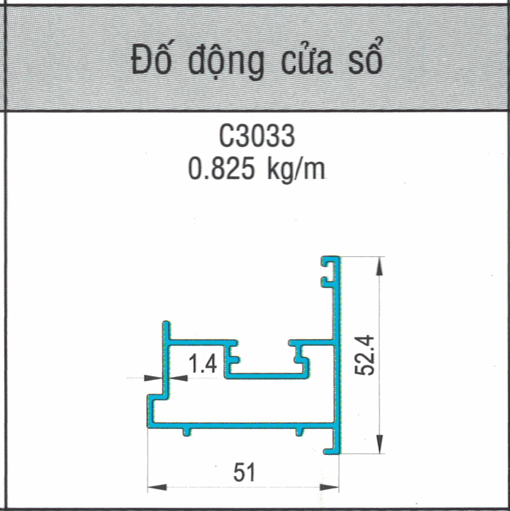 C3033 - Đố động cửa sổ