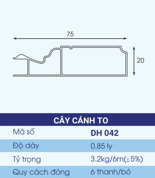 DH-042 - Cây cánh to