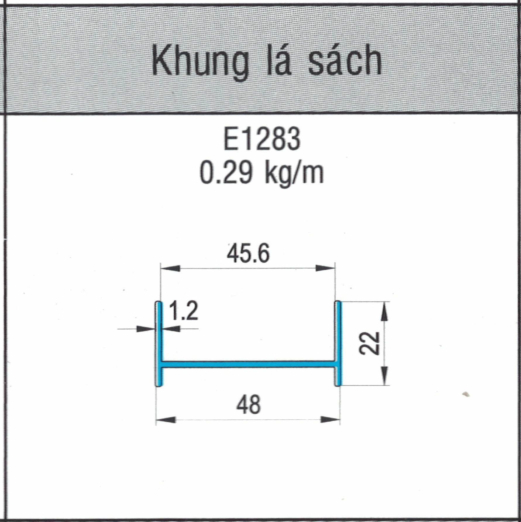 E1283 - Khung lá sách
