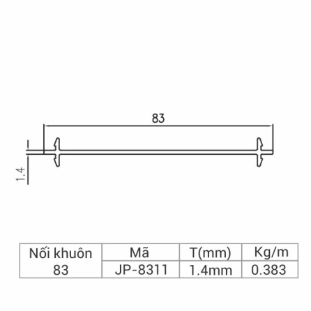 JP-8311 - Nối khung 83
