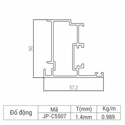 JP-C5507 - Đố động dùng chung 55