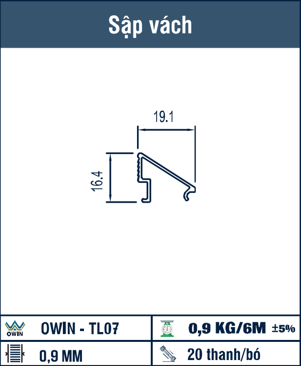 OWIN-TL07 - Sập vách