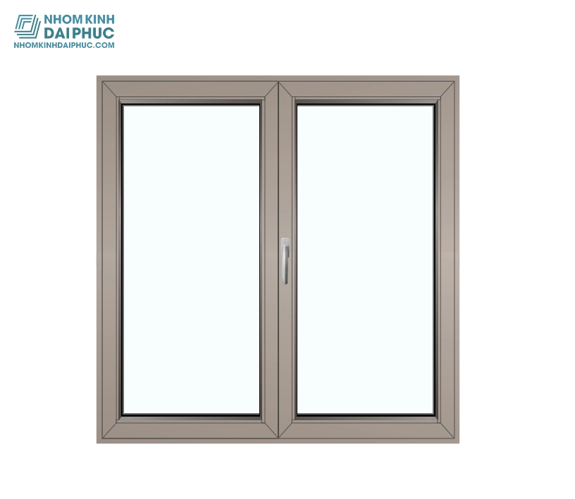 Cửa Sổ Mở Quay 2 Cánh Nhôm Maxpro Hệ R65