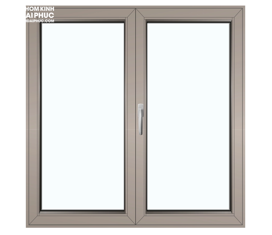 Cửa Sổ Mở Quay 2 Cánh Nhôm Maxpro R70